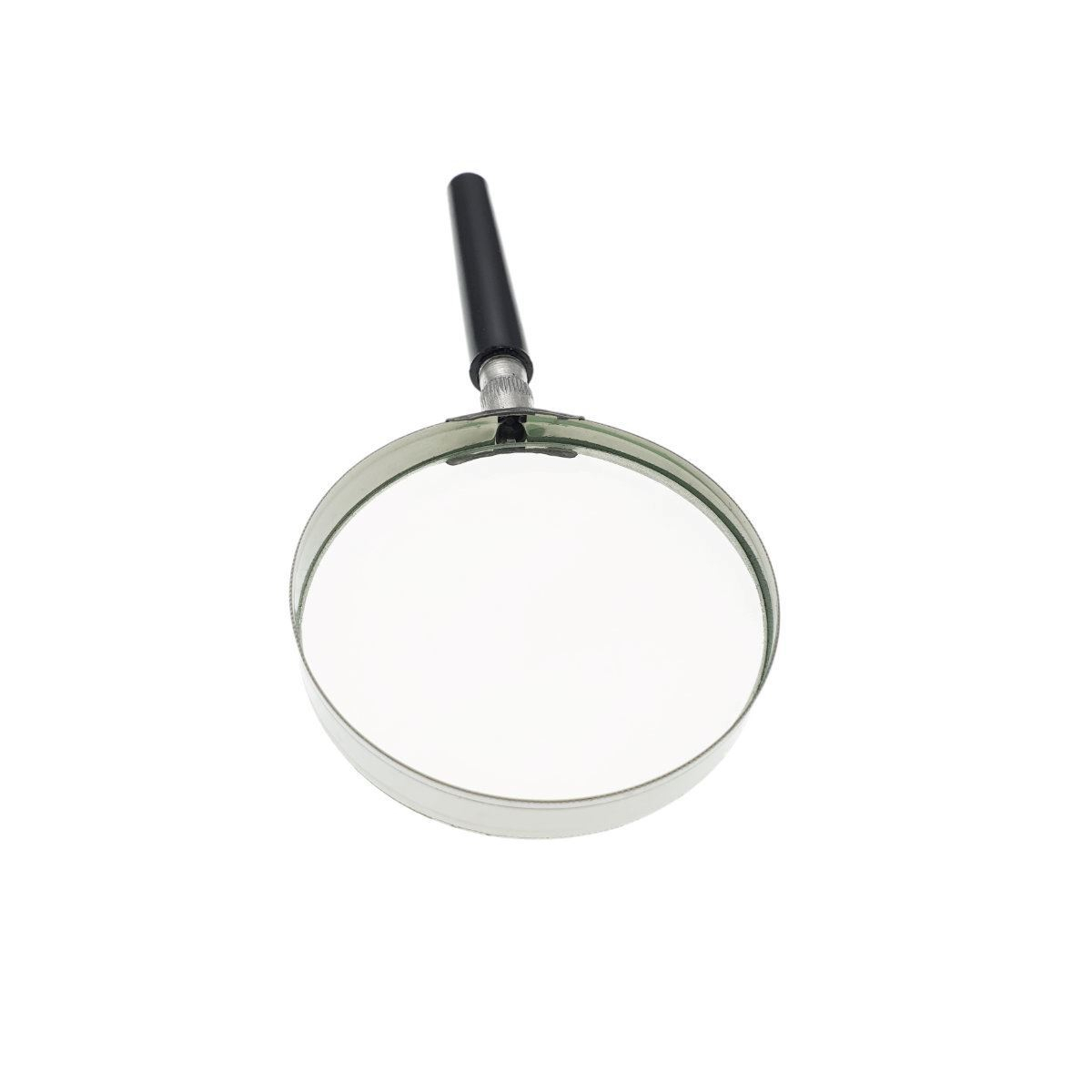 Lupa cu lentila din sticla, zoom 4X, diametru 75mm, rama metalica si maner plastic [8]
