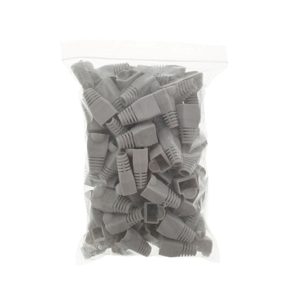 Manson de protectie mufa UTP, gri, set 100 bucati [9]
