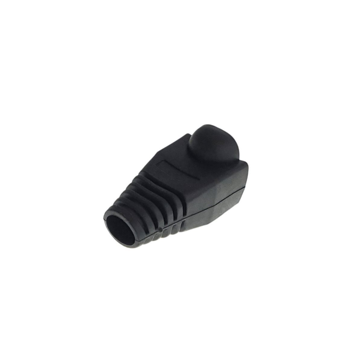 Manson de protectie mufa UTP, negru, set 100 bucati [5]
