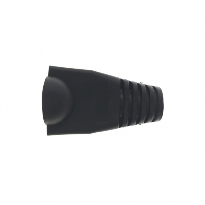 Manson de protectie mufa UTP, negru, set 100 bucati [2]