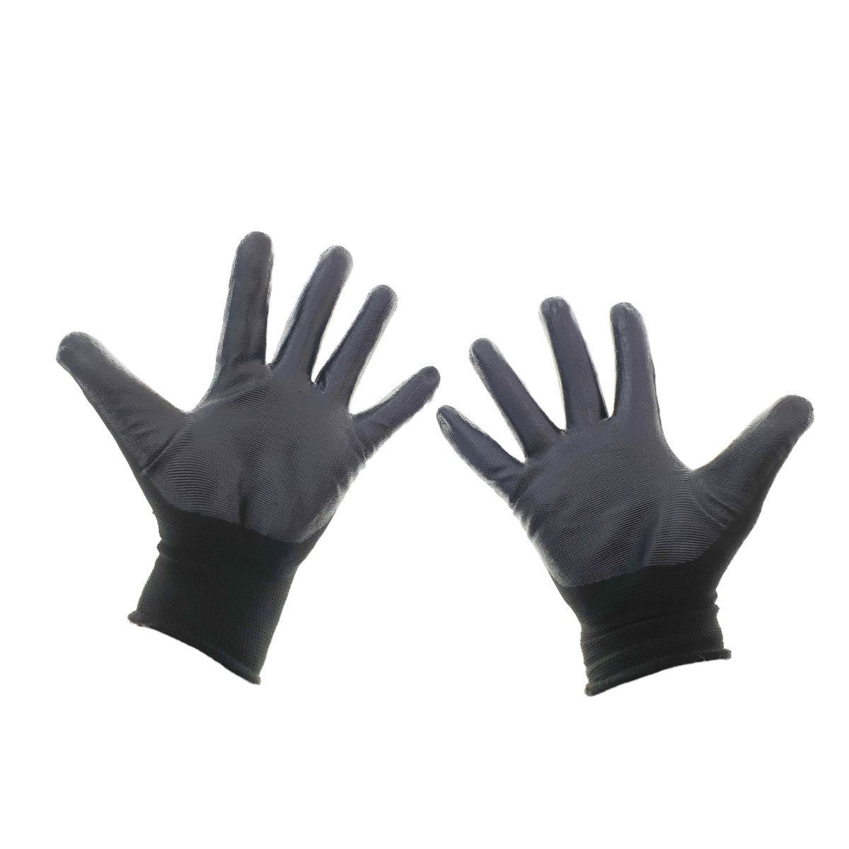 Manusi de protectie universale Flores FS-12642 , material textil si PVC , negre [3]