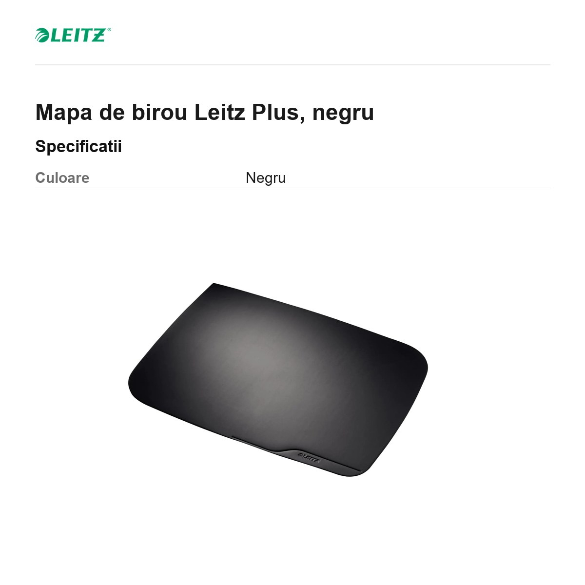Mapa de birou Leitz Plus, negru [3]