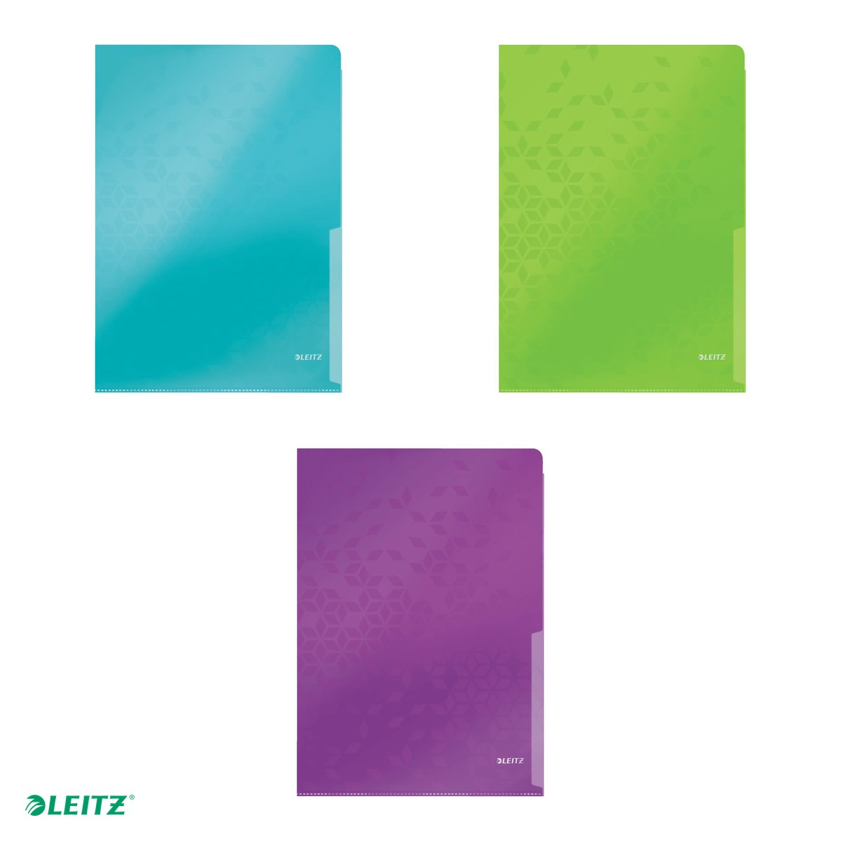 Mapa de protectie Leitz WOW, deschidere superioara si lateral dreapta, PP, A4, capacitate 40 coli, diverse culori, asortat [5]