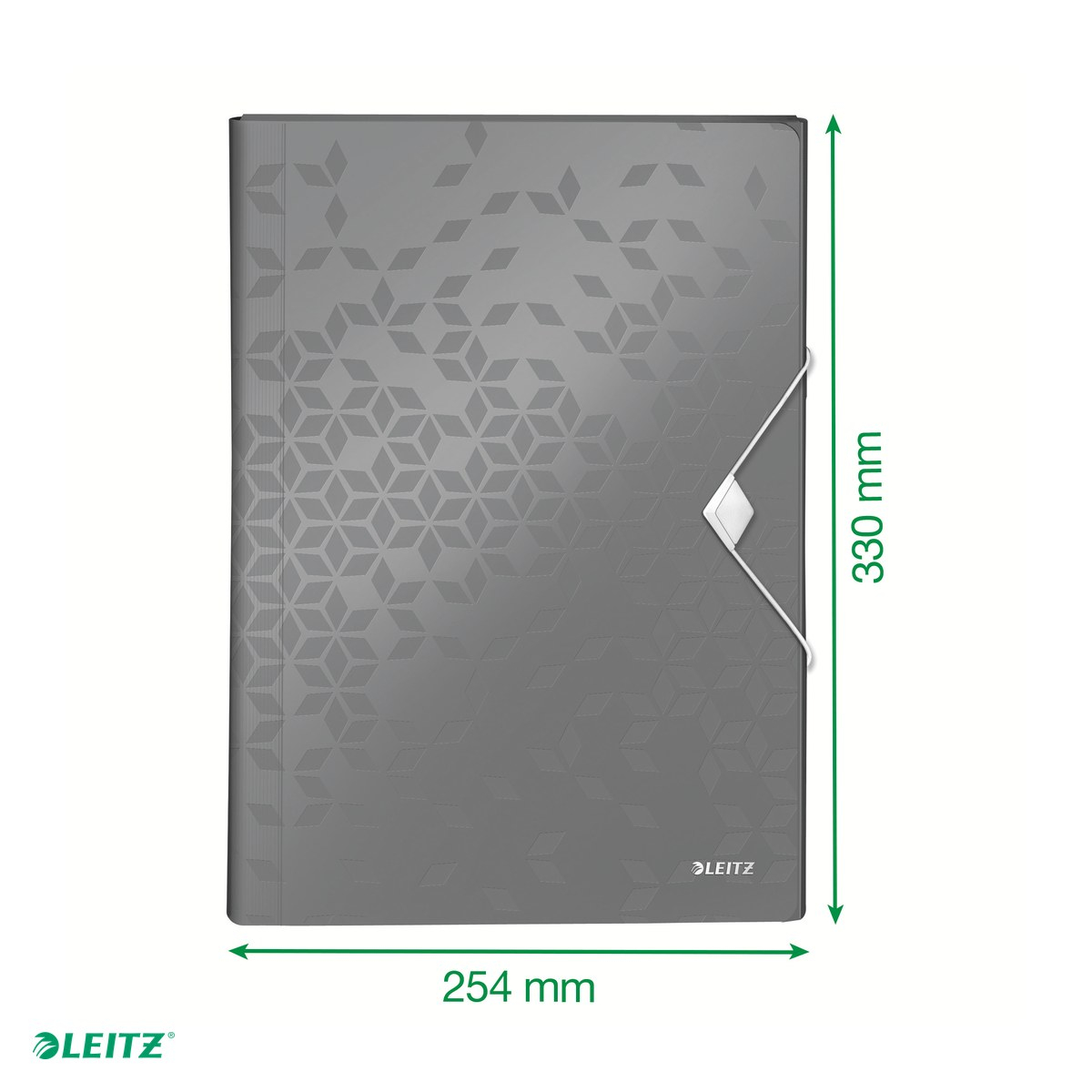 Mapa tip proiect Leitz WOW, PP, A4, capacitate 250 coli, pentru transport, rosu [6]