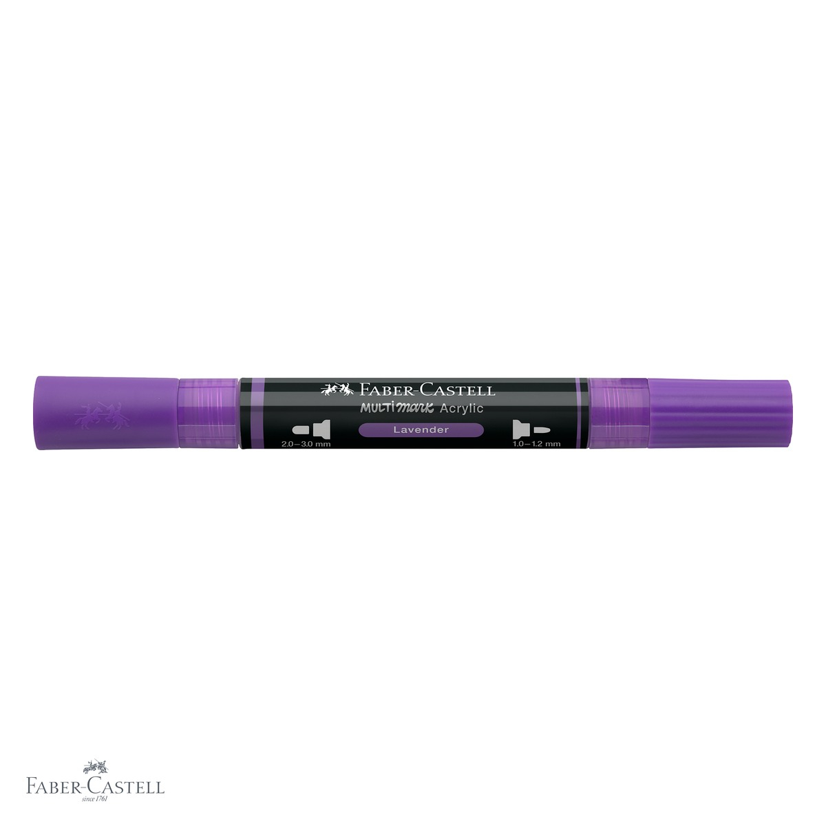 Marker acrilic Faber-Castell Multimark, culoare levantica 136, varf dublu, pentru suprafete multiple [4]