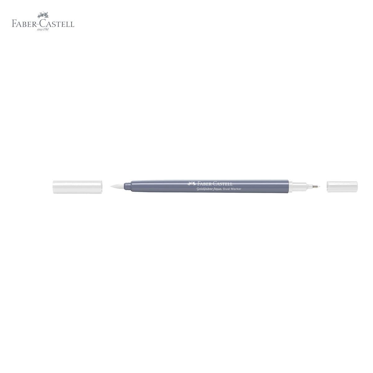 Marker blender solubil Faber-Castell Goldfaber Aqua, doua varfuri, pentru acuarela si desen artistic [5]