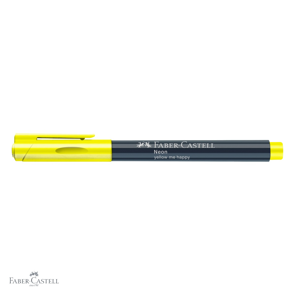 Marker creativ Faber-Castell galben neon, varf 1.5 mm, pentru multiple suprafete [4]