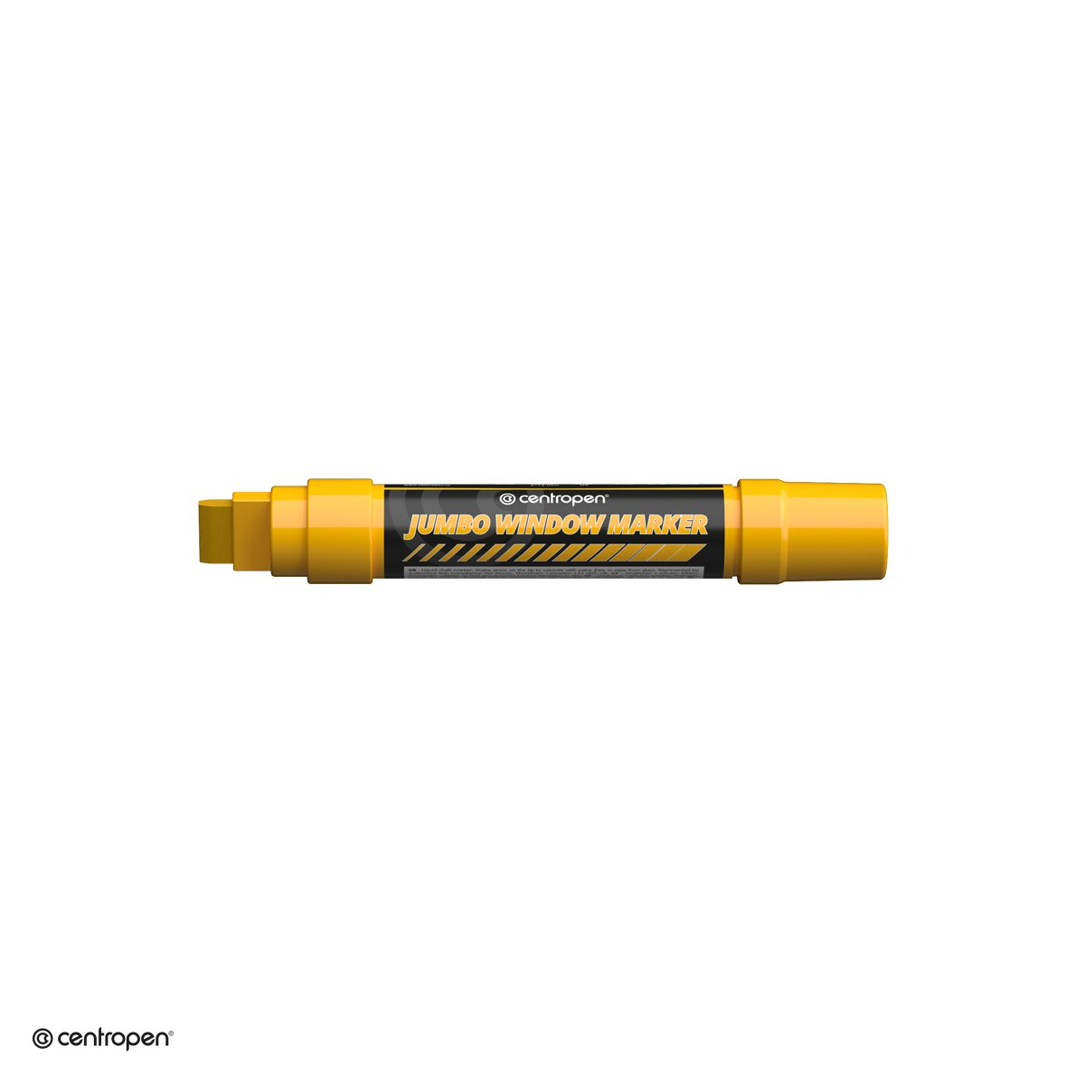 Marker cu creta lichida Centropen 9120 Jumbo, varf 2-15 mm, culoare portocalie [5]