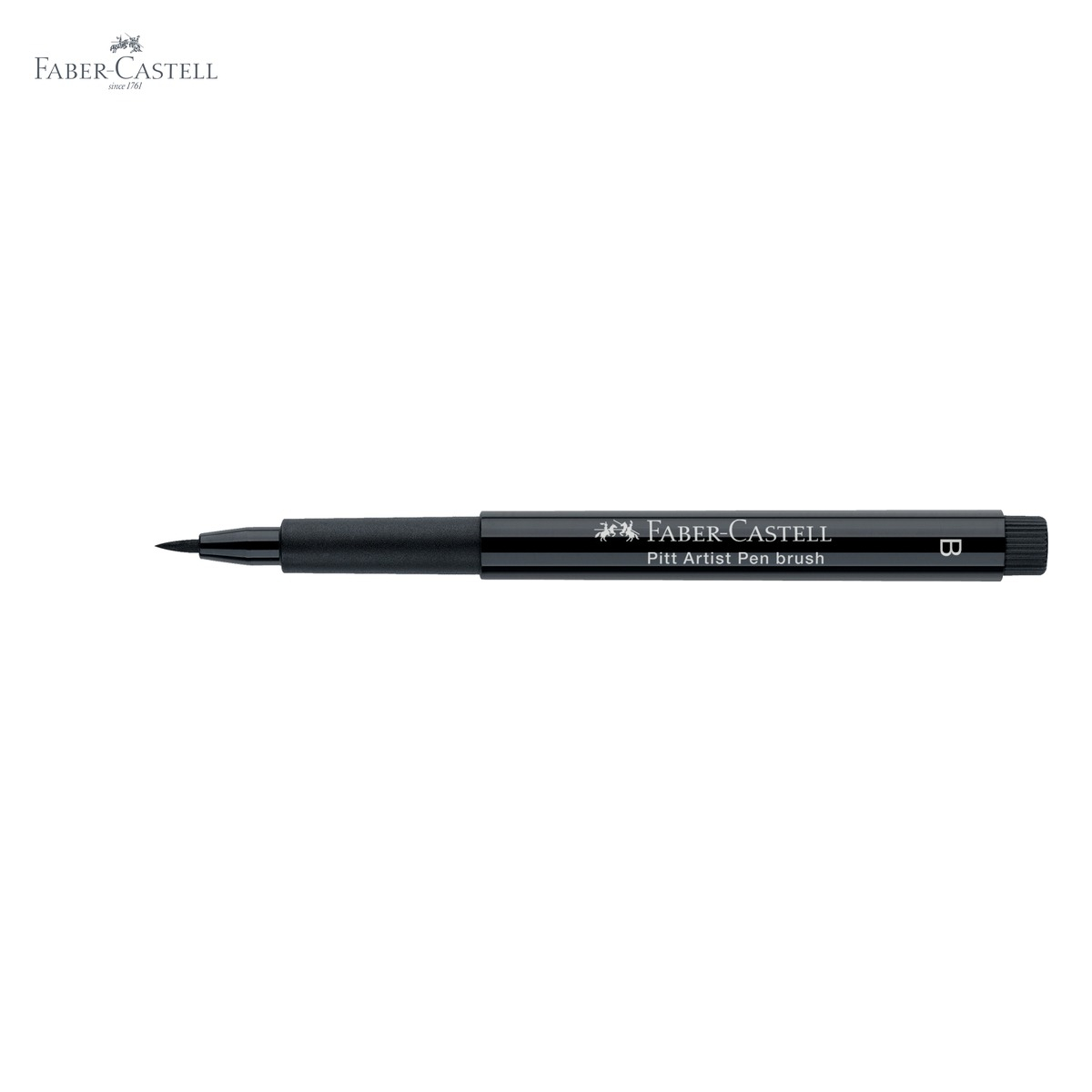 Marker cu pensula Faber-Castell Pitt Artist Pen, cerneala pigmentata negru, pentru schite si ilustratii [5]