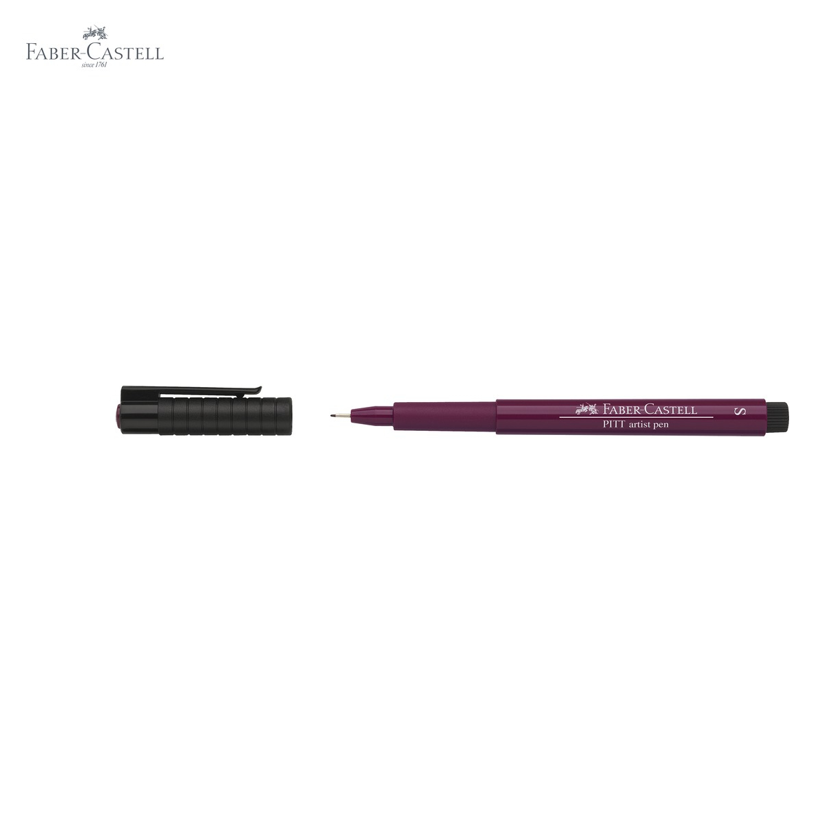 Marker liner Faber-Castell Pitt Artist Pen, varf S 0.3 mm, cerneala magenta rezistenta la apa, pentru schite si ilustratie [5]