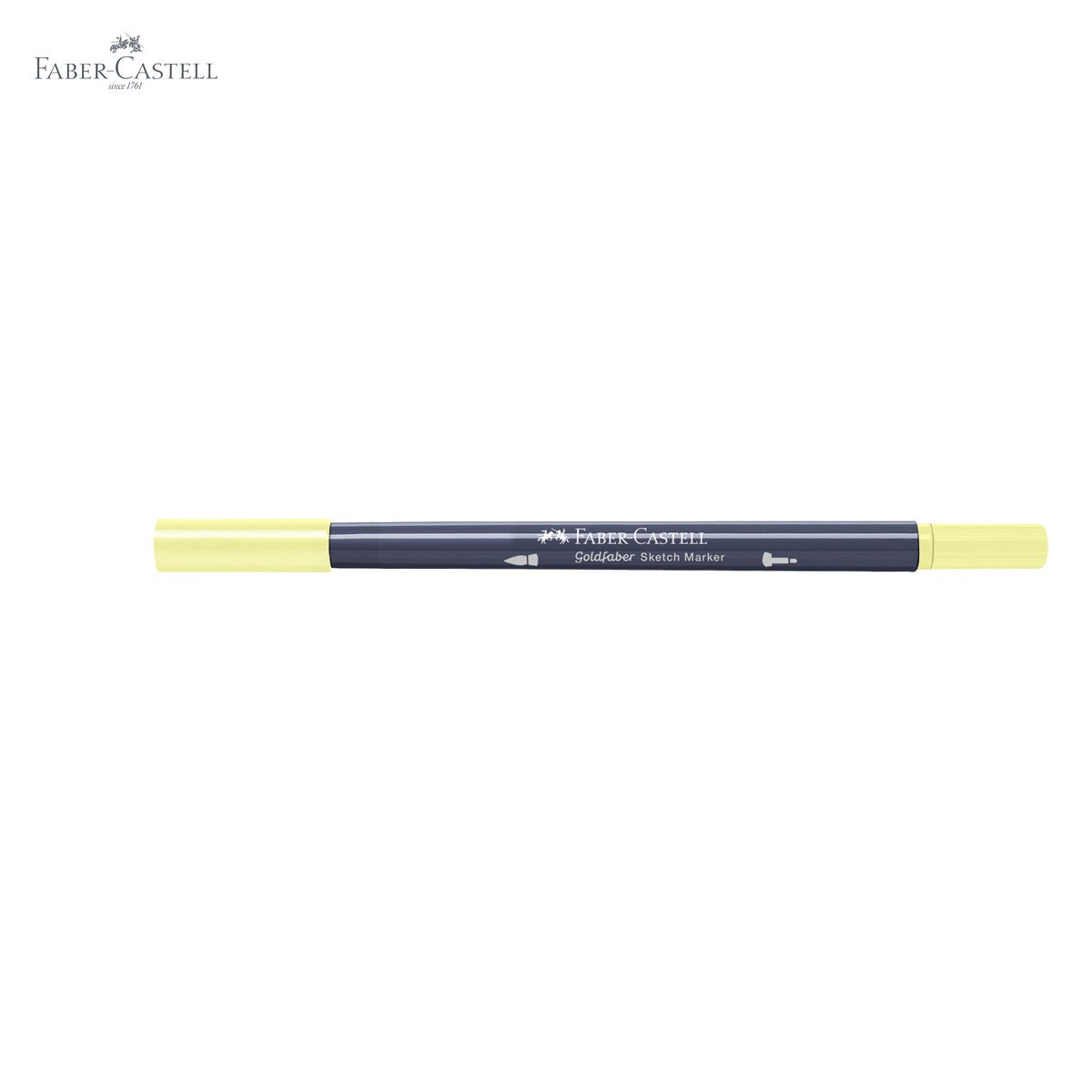 Marker sketch 2 capete Faber-Castell Gold Faber, galben deschis glazurat 104, cerneala alcool, pentru desen artistic [5]