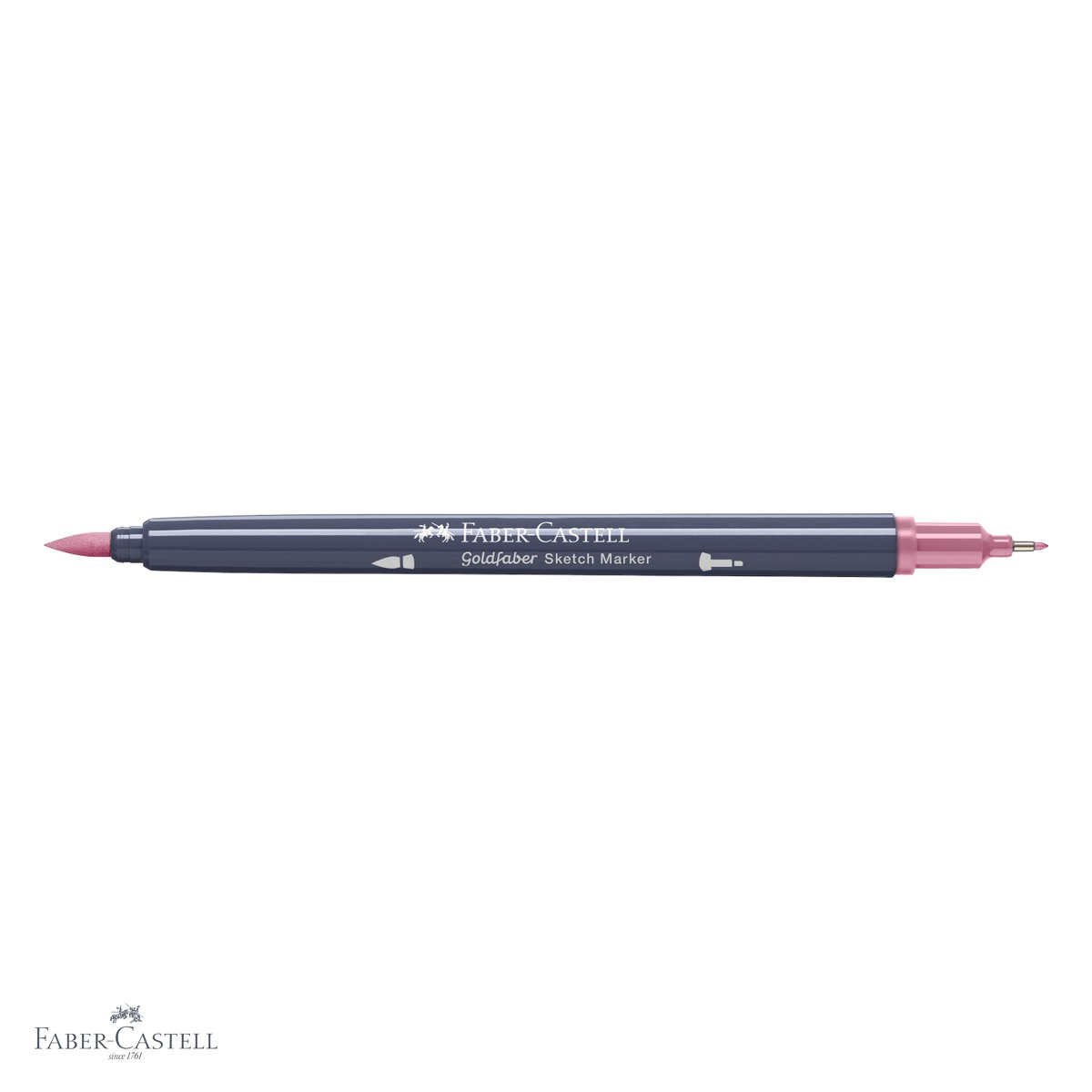 Marker sketch 2 capete Faber-Castell Goldfaber, cerneala alcool, Rose Vintage 304, pentru desen artistic [4]