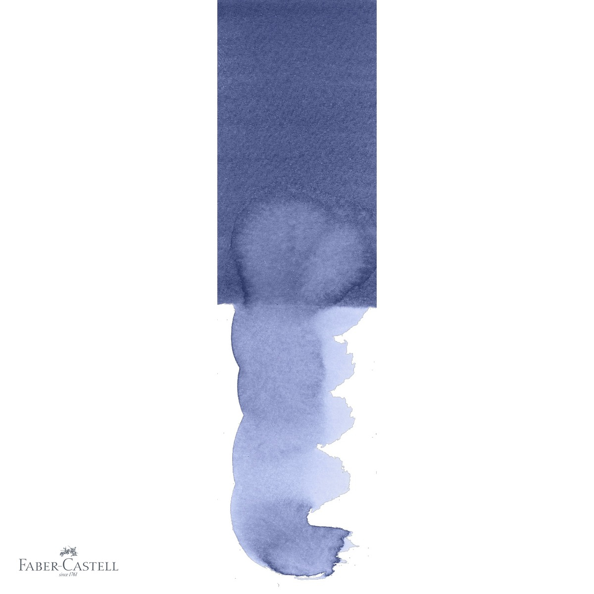 Marker solubil 2 capete Faber-Castell Goldfaber, varf pensula si varf fin 0.4 mm, albastru indian 247 [4]