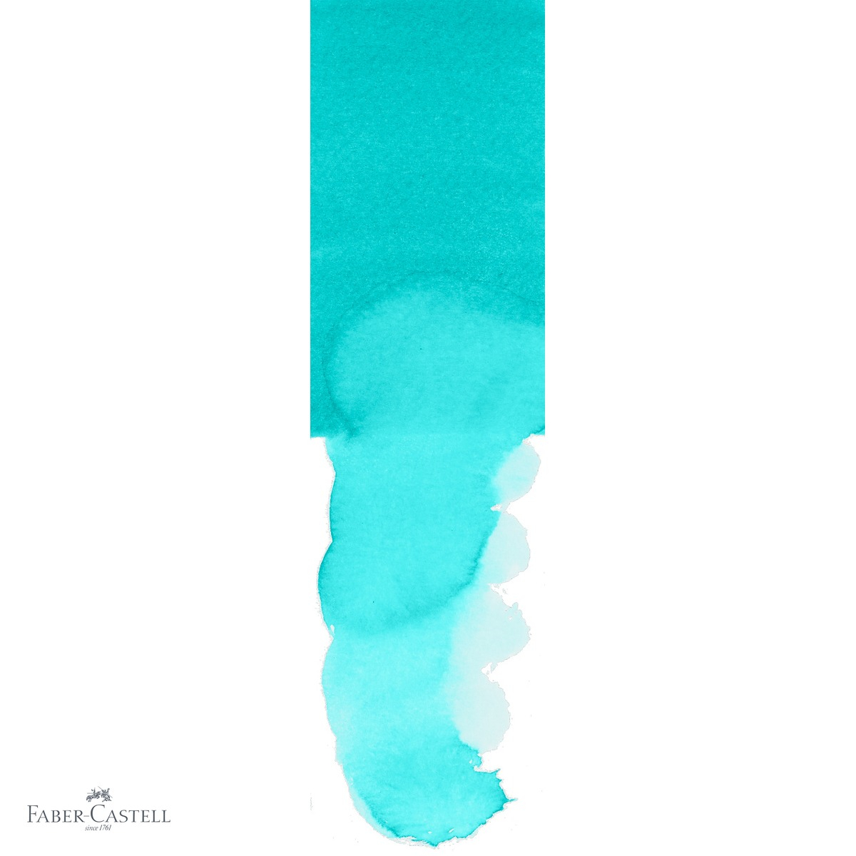 Marker solubil cu doua capete Faber-Castell Gold Faber, varf pensula si varf fin 0.4 mm, verde cobalt deschis 356, pentru desen si ilustratie [4]