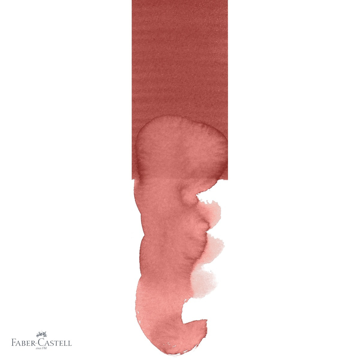 Marker solubil cu doua capete Faber-Castell Goldfaber, varf pensula si varf fin 0.4 mm, rosu venetian 190 [4]