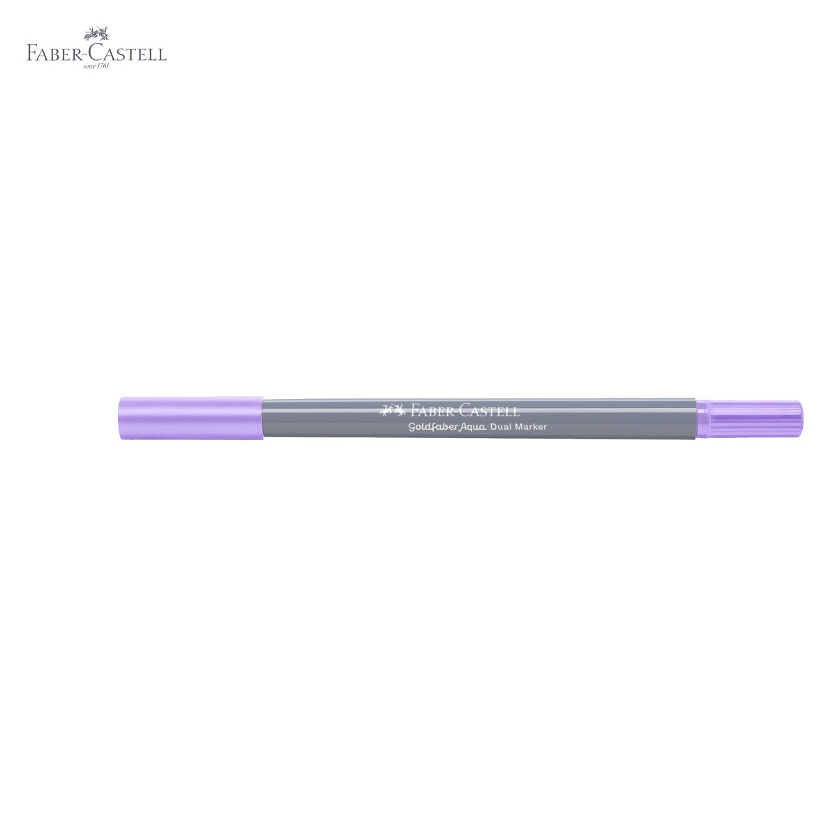 Marker solubil cu doua capete Faber-Castell Goldfaber, violet deschis 139, pentru desen si ilustratie [5]