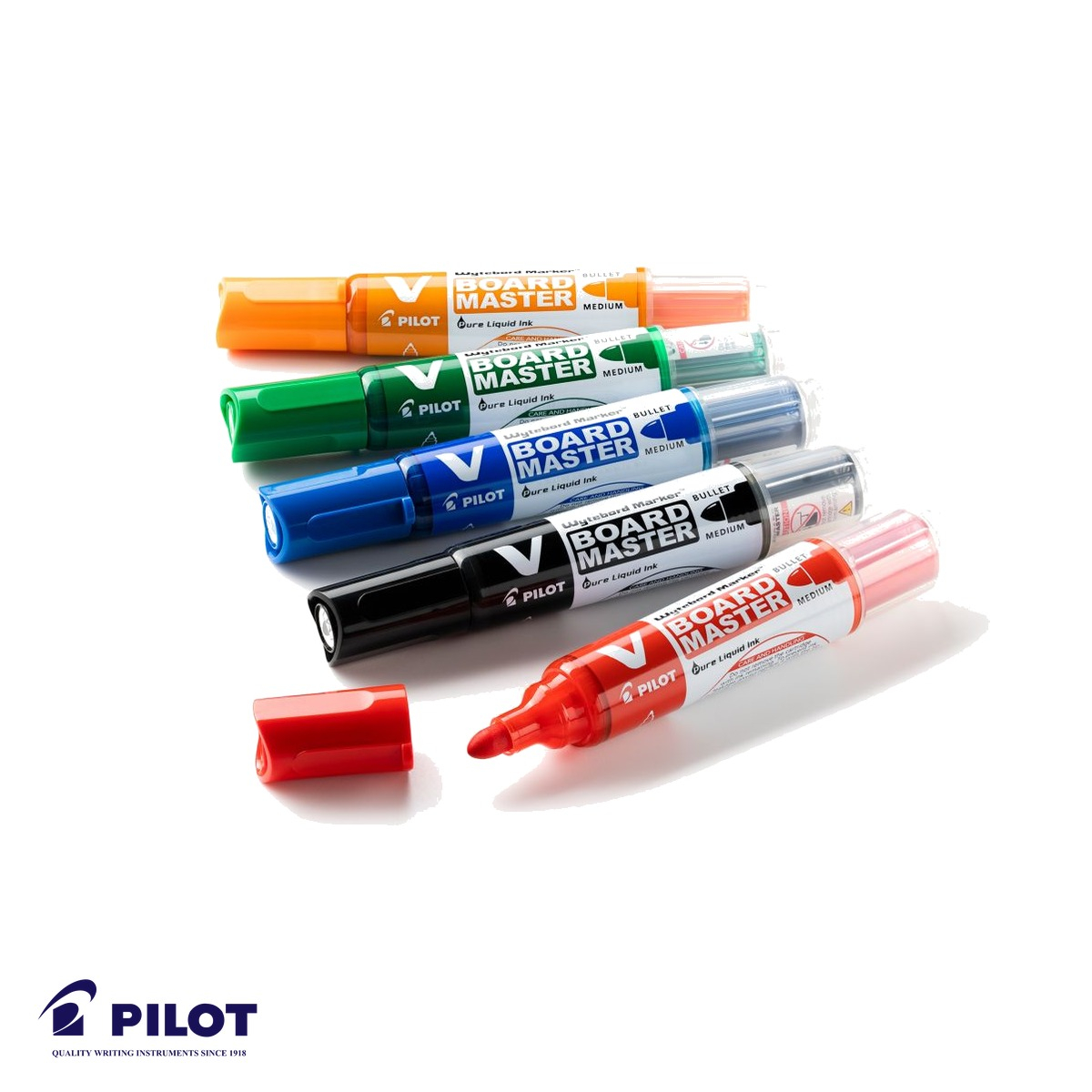 Marker whiteboard Pilot Begreen, varf rotund 6 mm, cerneala albastra, reincarcabil, pentru tabla alba [9]