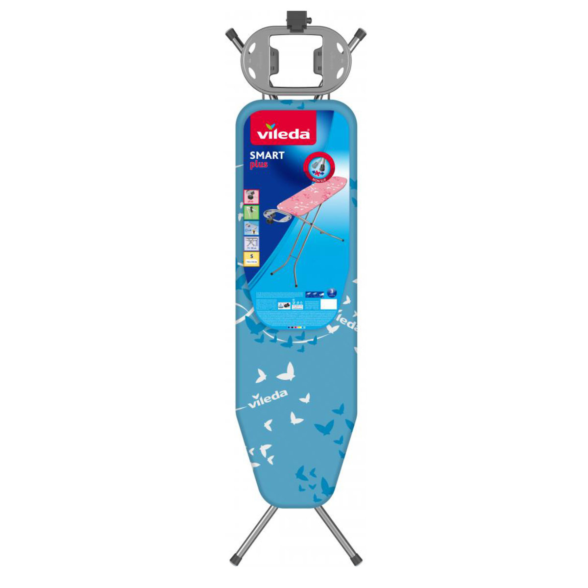 Masa de calcat Vileda Smart Plus 11404, 114x34cm, pliabila, cu priza electrica [4]