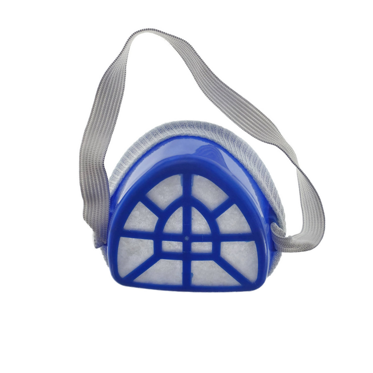 Masca anti-praf, cu filtru textil inlocuibil si capac protector, din plastic, 100x80x43mm, albastra [7]