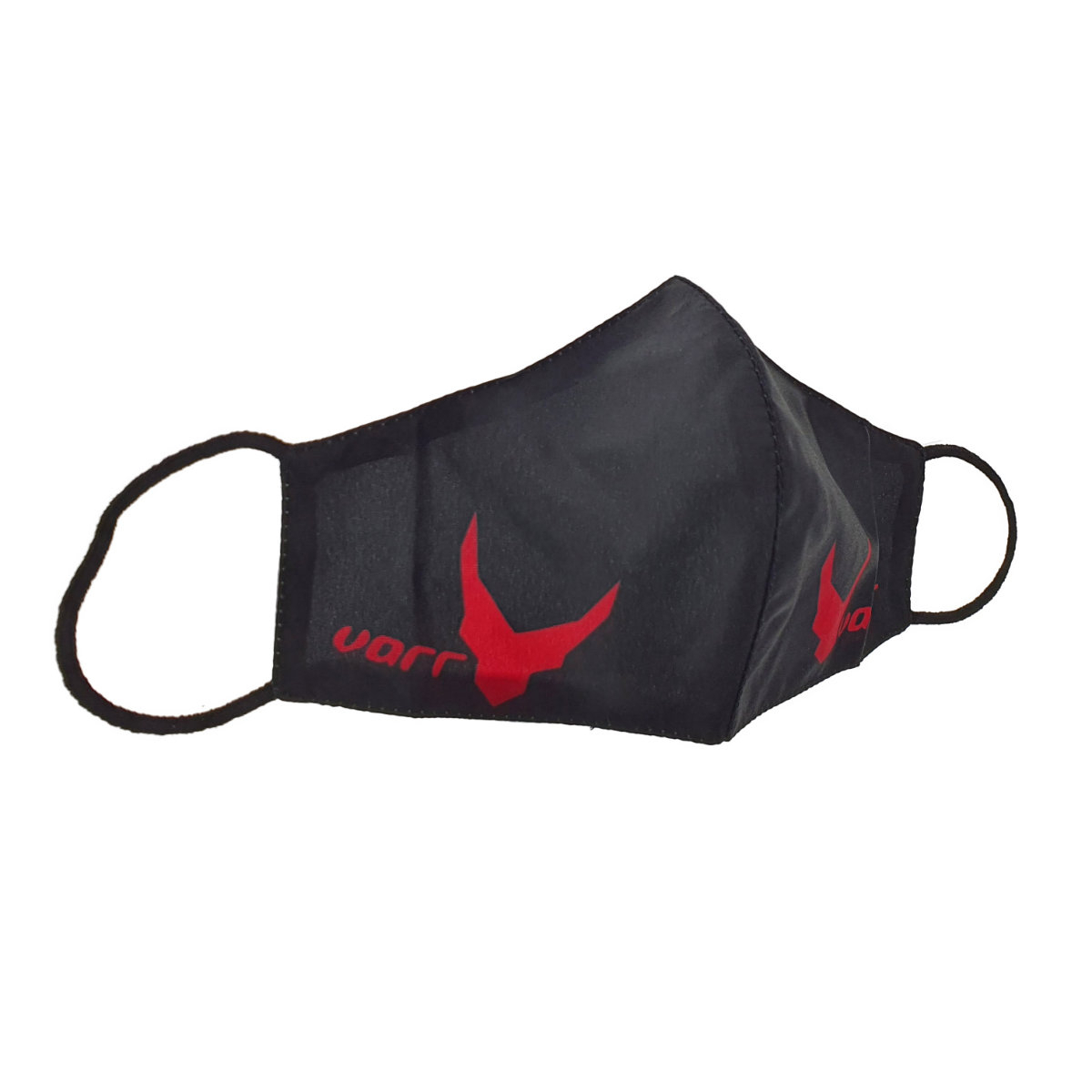 Masca fashion VARR™ Streetwear Face Gear, de protectie, 2 straturi, reutilizabila, marime L, neagra [2]