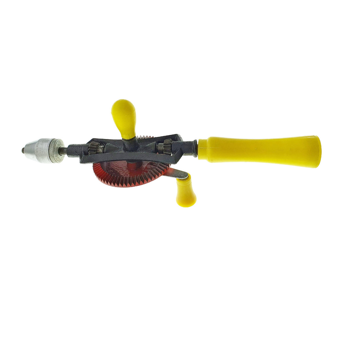 Masina de gaurit manuala, lungime 355mm, cu manere din plastic si mandrina metalica 10 mm [9]