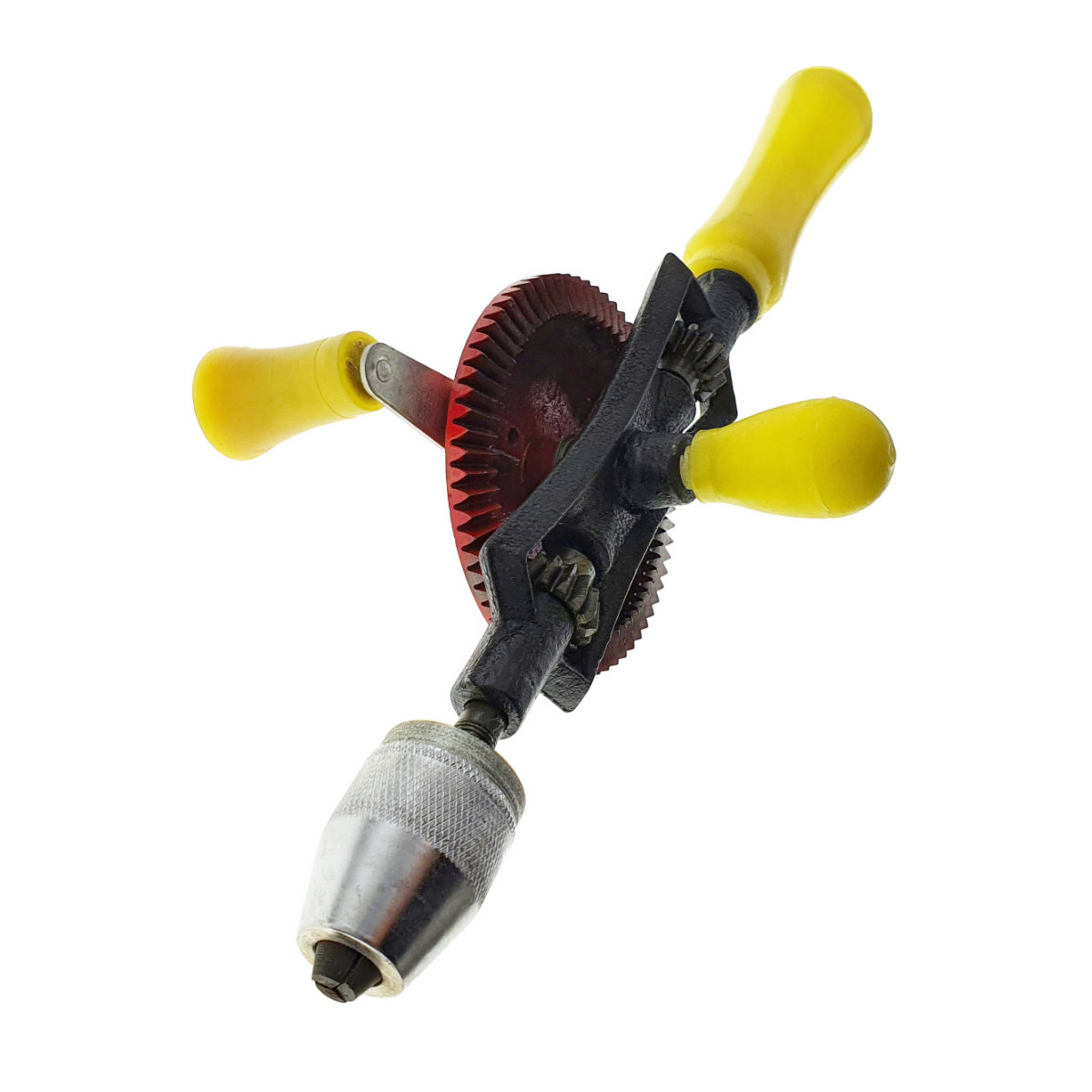 Masina de gaurit manuala, lungime 355mm, cu manere din plastic si mandrina metalica 10 mm [2]