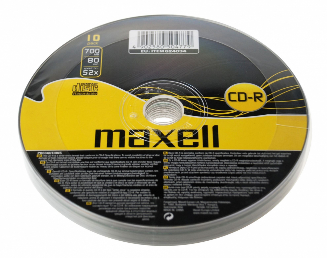 Maxell - CD-R Maxell 700Mb , 80 min , 52X , set 10 buc / pret/set [3]