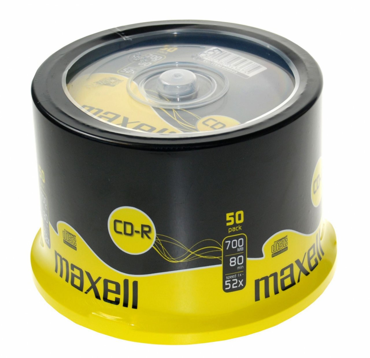 Maxell - CD-R Maxell XL 700Mb , 80 min , 52X , Cake Box , 50 buc / pret/set [4]
