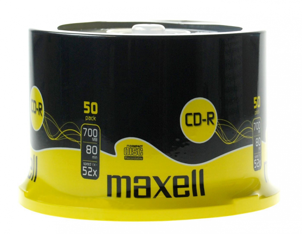Maxell - CD-R Maxell XL 700Mb , 80 min , 52X , Cake Box , 50 buc / pret/set [3]