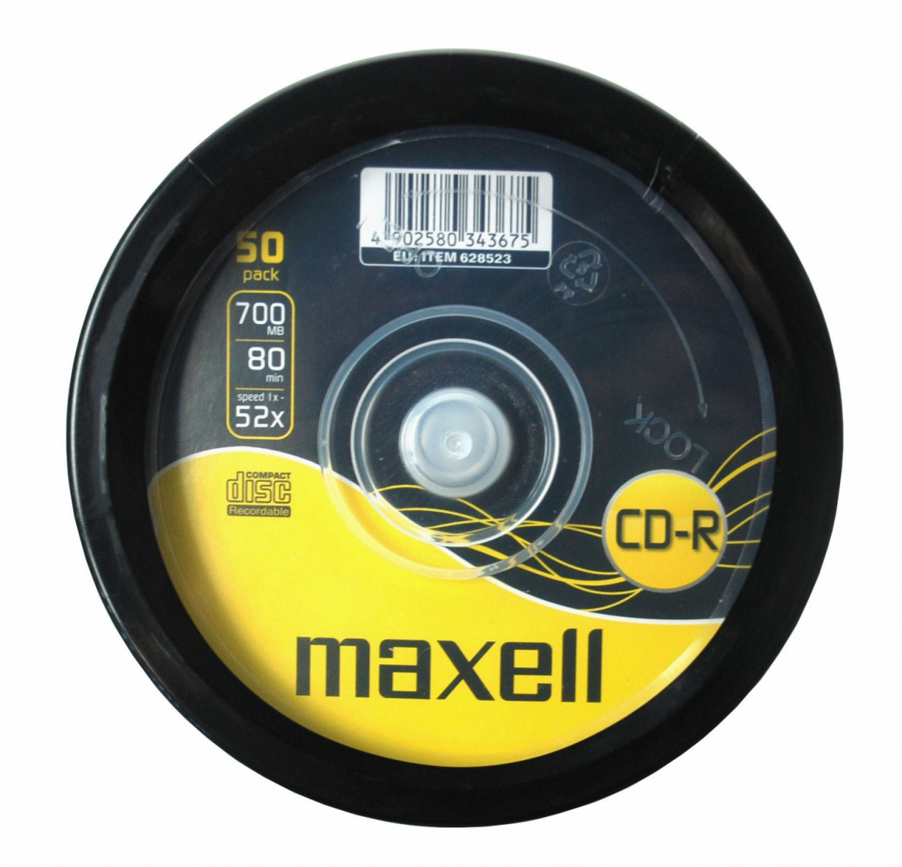 Maxell - CD-R Maxell XL 700Mb , 80 min , 52X , Cake Box , 50 buc / pret/set [6]