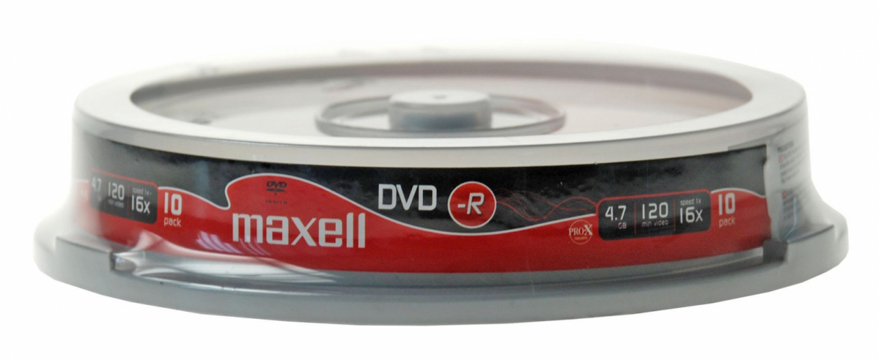 Maxell - DVD-R, 4.7Gb, 16X , Maxell , Cake Box , 10 buc / pret/set [4]