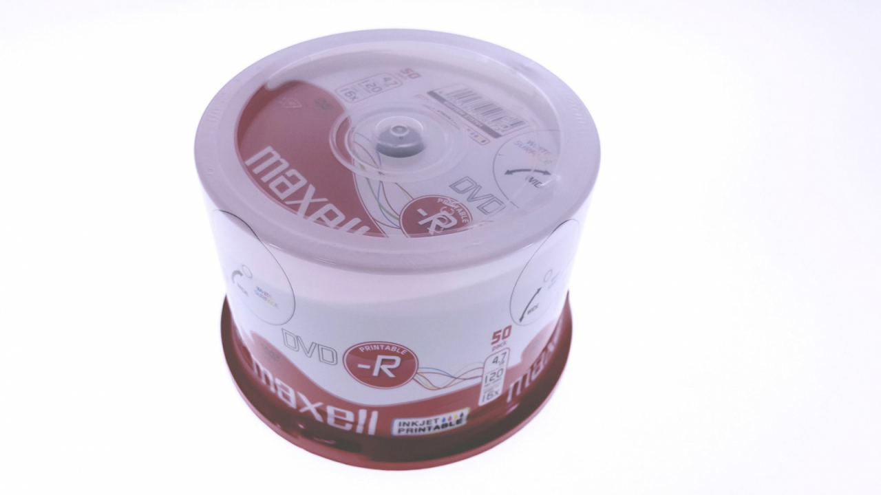 Maxell - DVD-R, 4.7Gb, 16X ,Printabile Full Inkjet, Maxell, Cake Box , 50 buc / pret/set [4]