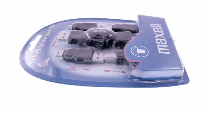 MAXELL-Kit USB cu cablu retractabil+4 adaptoare [2]