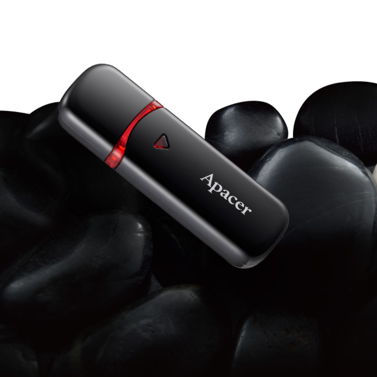 Memorie USB 2.0 Apacer 32Gb ,AH333BK,cu capac,neagra cu rosu [3]