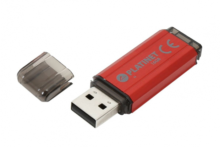 Memorie USB 2.0 Platinet 16Gb ,V-Depo 42178,cu capac,rosie [2]
