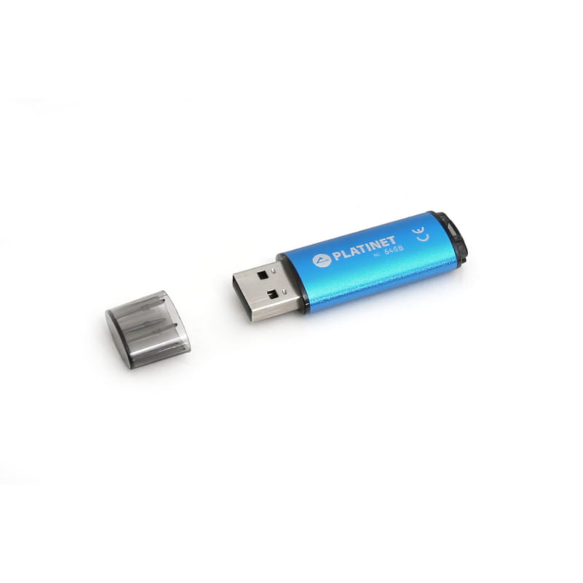 Memorie USB 2.0 Platinet 64Gb , X-Depo 43611, cu capac, albastra [2]