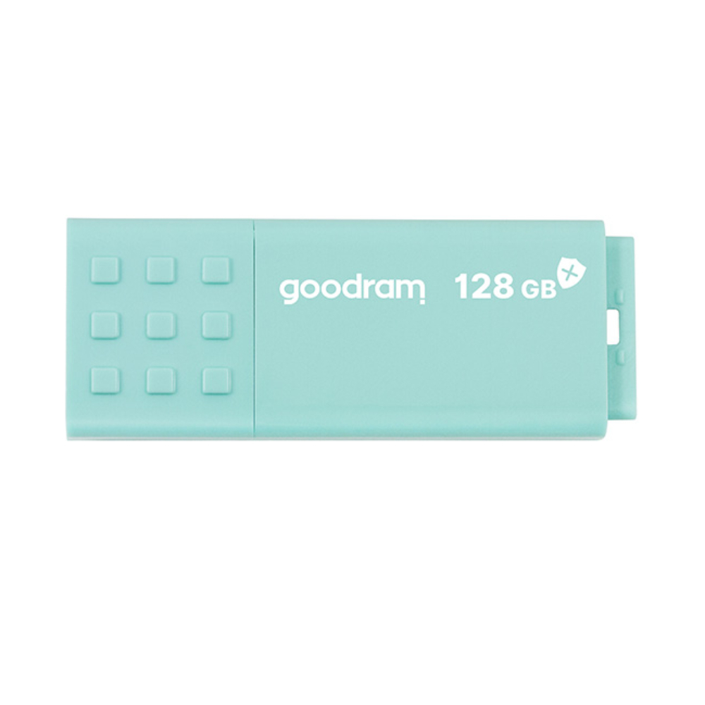 Memorie USB 3.0, 128 GB, Goodram UME3 Care, cu capac, albastra [2]