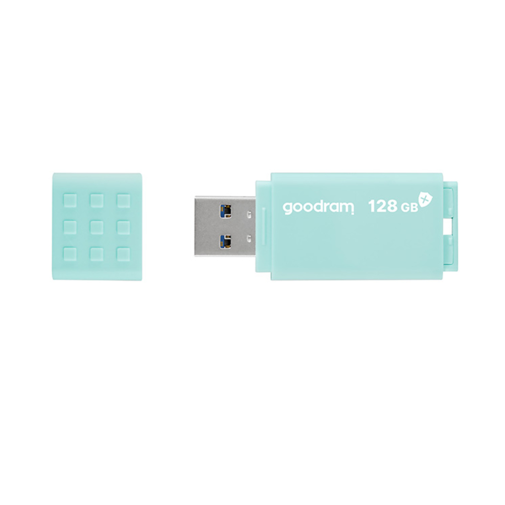 Memorie USB 3.0, 128 GB, Goodram UME3 Care, cu capac, albastra [12]
