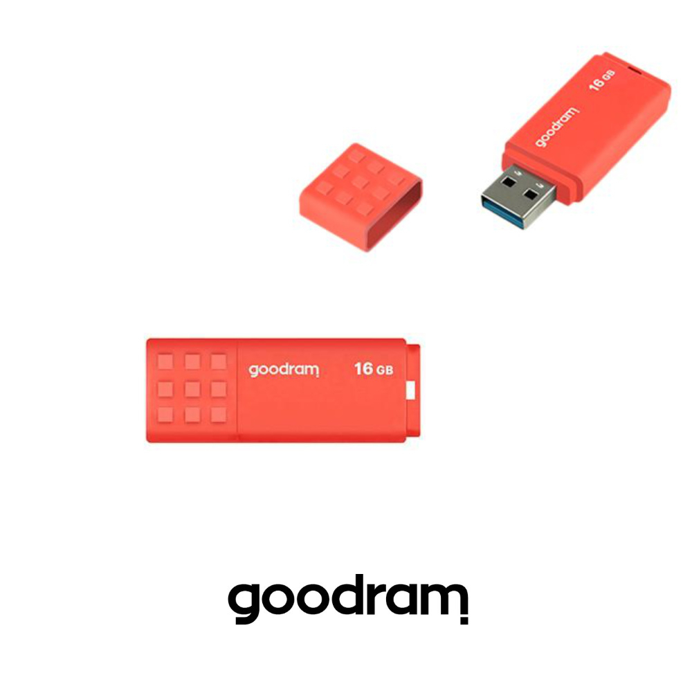 Memorie USB 3.0, 16 GB, Goodram UME3-0160O0R11, cu capac, portocalie [7]
