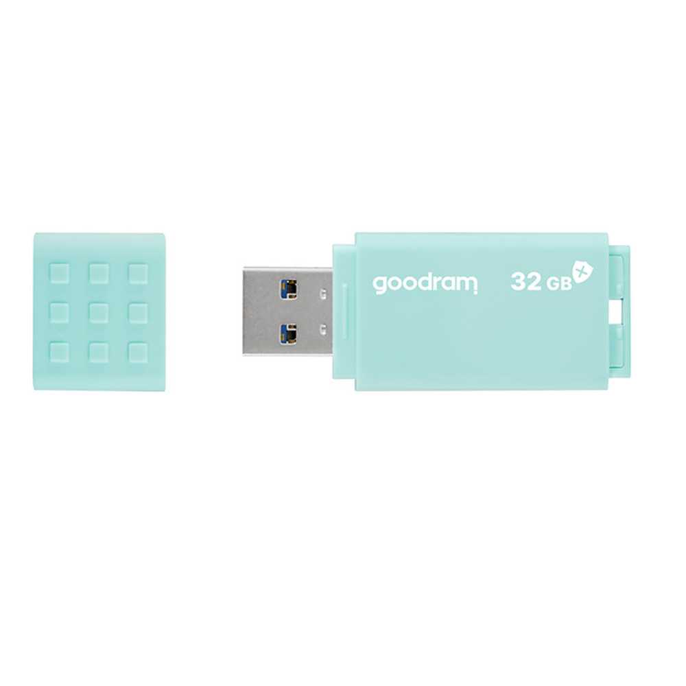 Memorie USB 3.0, 32 GB, Goodram UME3 Care, cu capac, albastra [10]