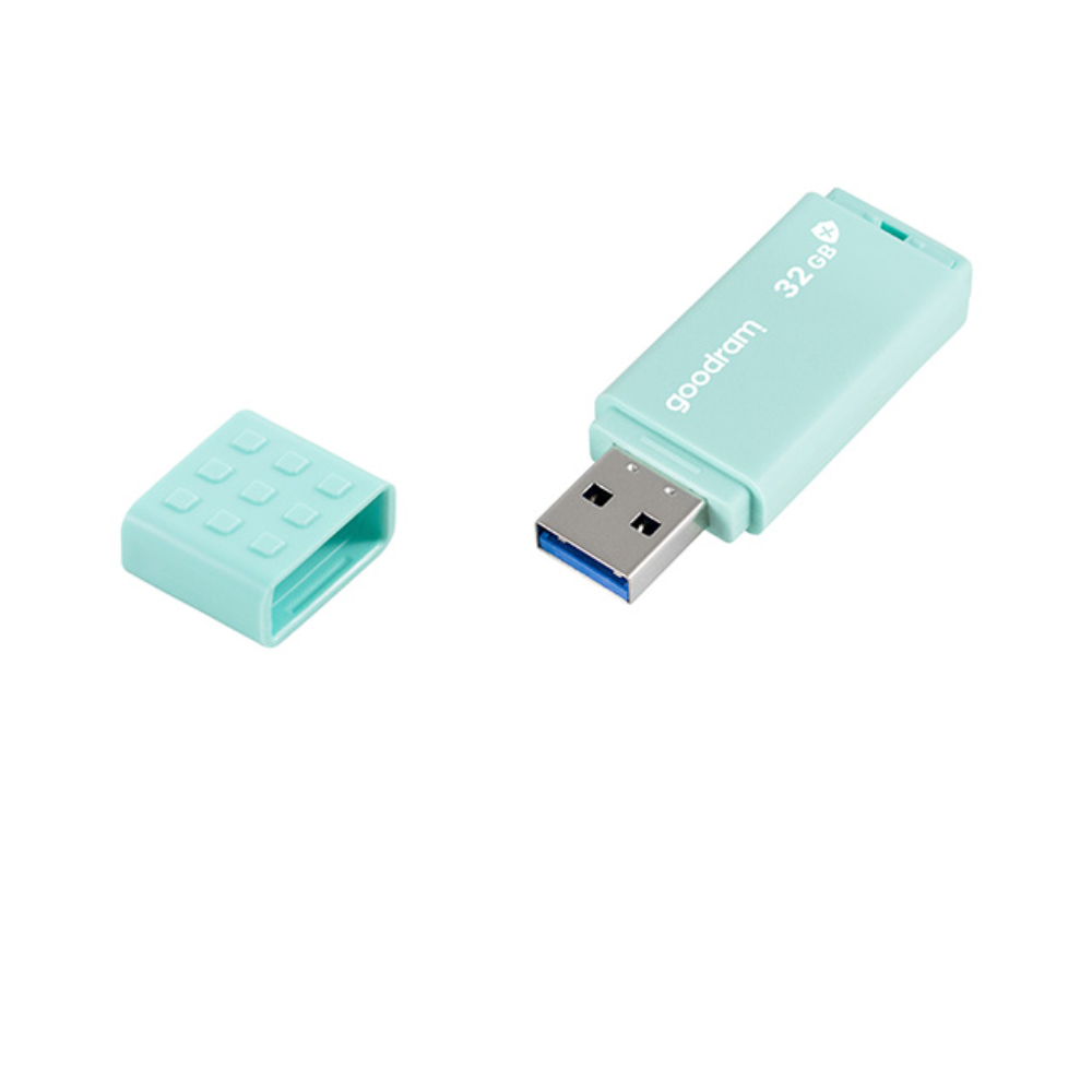 Memorie USB 3.0, 32 GB, Goodram UME3 Care, cu capac, albastra [12]