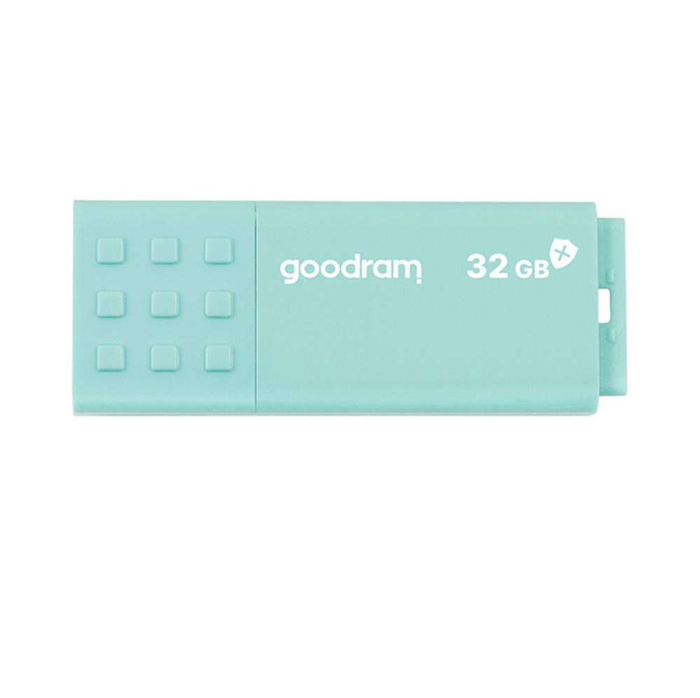 Memorie USB 3.0, 32 GB, Goodram UME3 Care, cu capac, albastra [2]