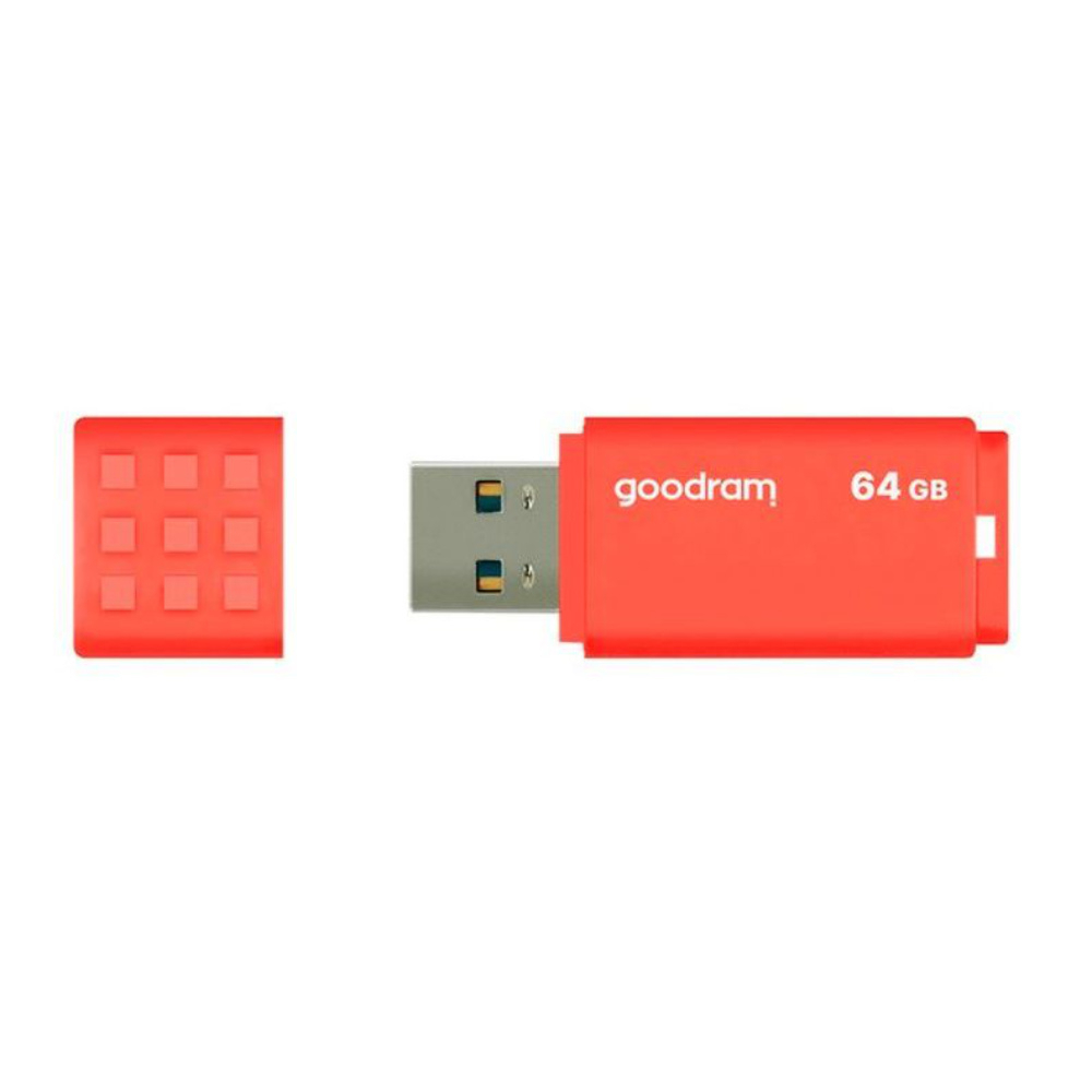 Memorie USB 3.0, 64 GB, Goodram UME3-0640O0R11, cu capac, portocalie [6]