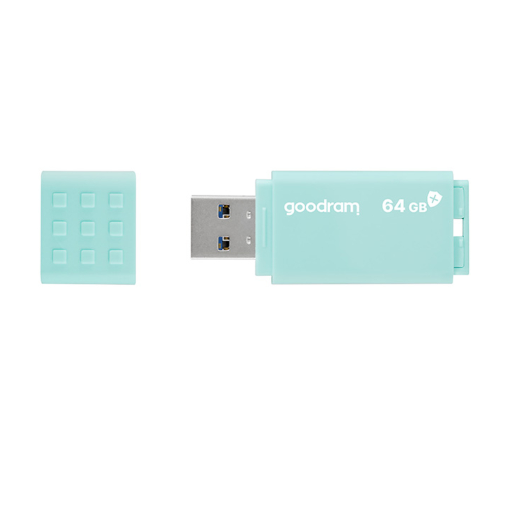 Memorie USB 3.0, 64 GB, Goodram UME3 Care, cu capac, albastra [11]