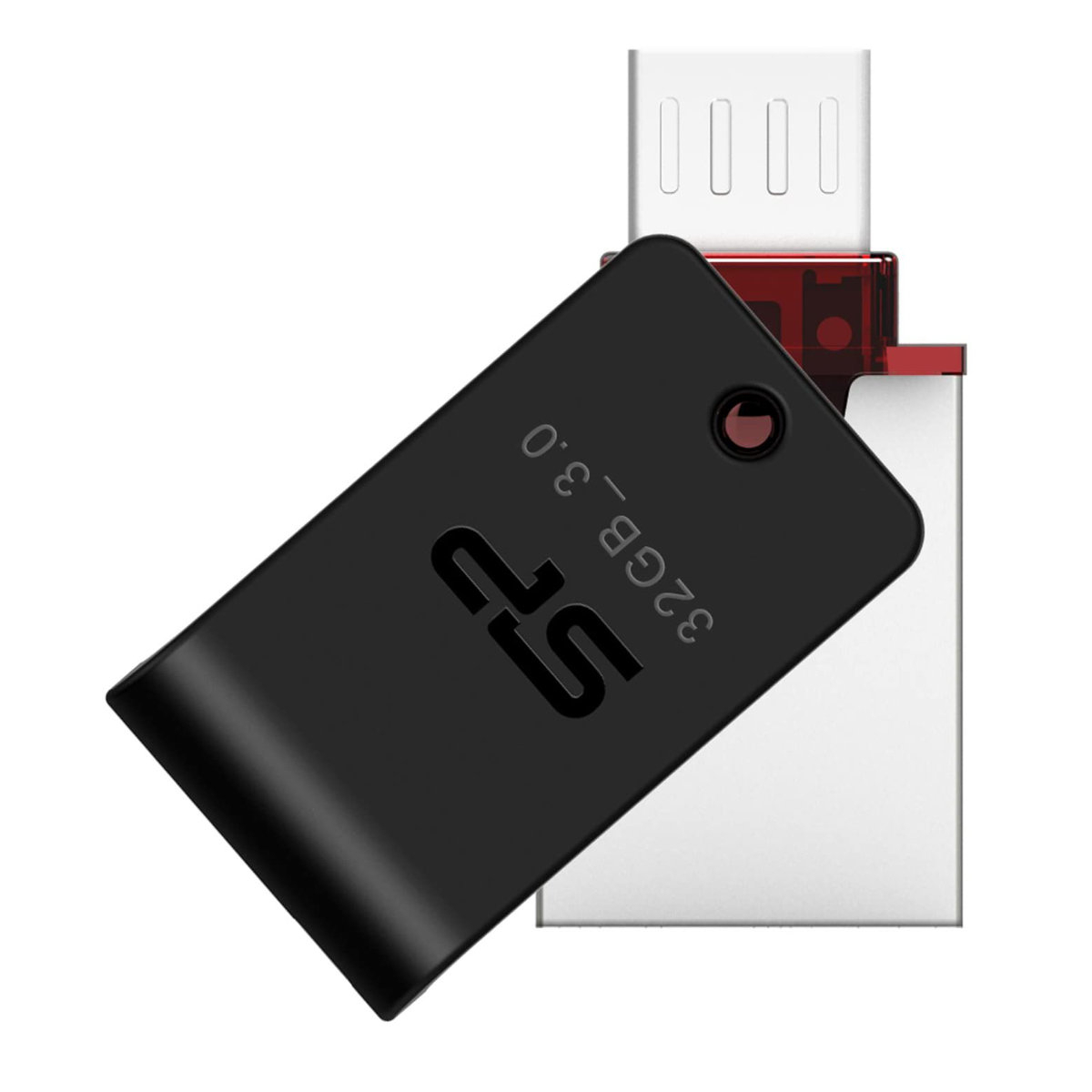 Memorie USB 3.0 OTG 32 GB Silicon Power X31, cu conector microUSB si USB 3.0, cu capac rotativ [8]