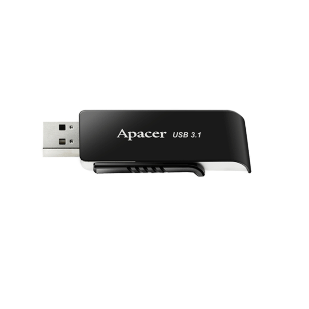 Memorie USB 3.1 Apacer 128Gb,AH350,retractabila ,neagra cu alb [6]