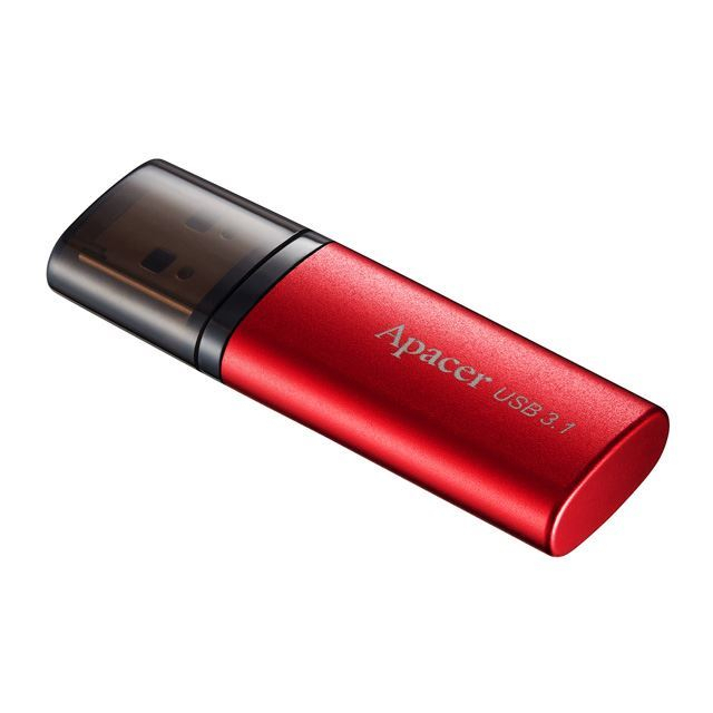 Memorie USB 3.1 Apacer 64GB AH25 cu capac, rosie [2]