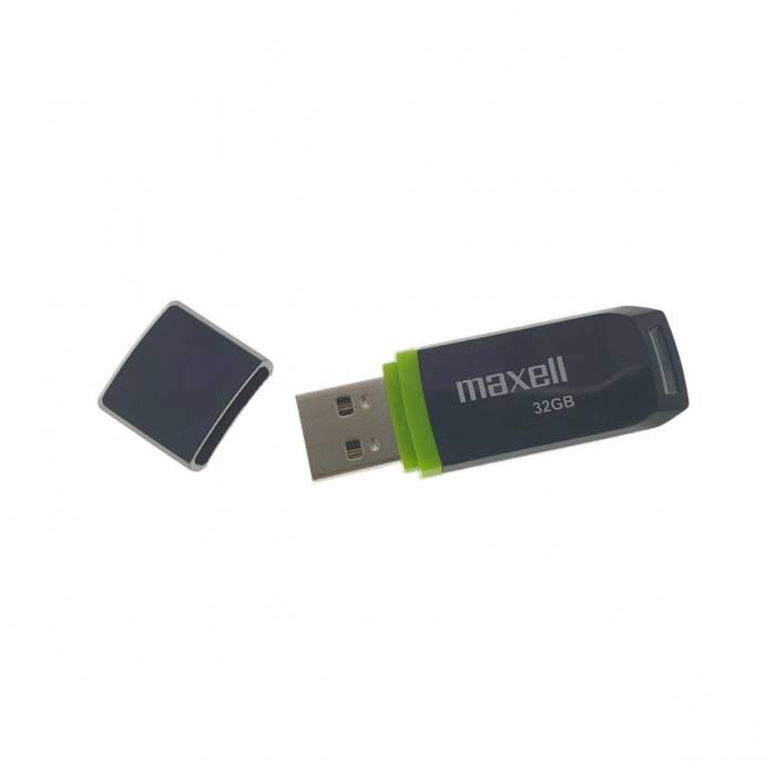 Memorie USB 3.1 Maxell 32 Gb Speedboat, cu capac, neagra [1]