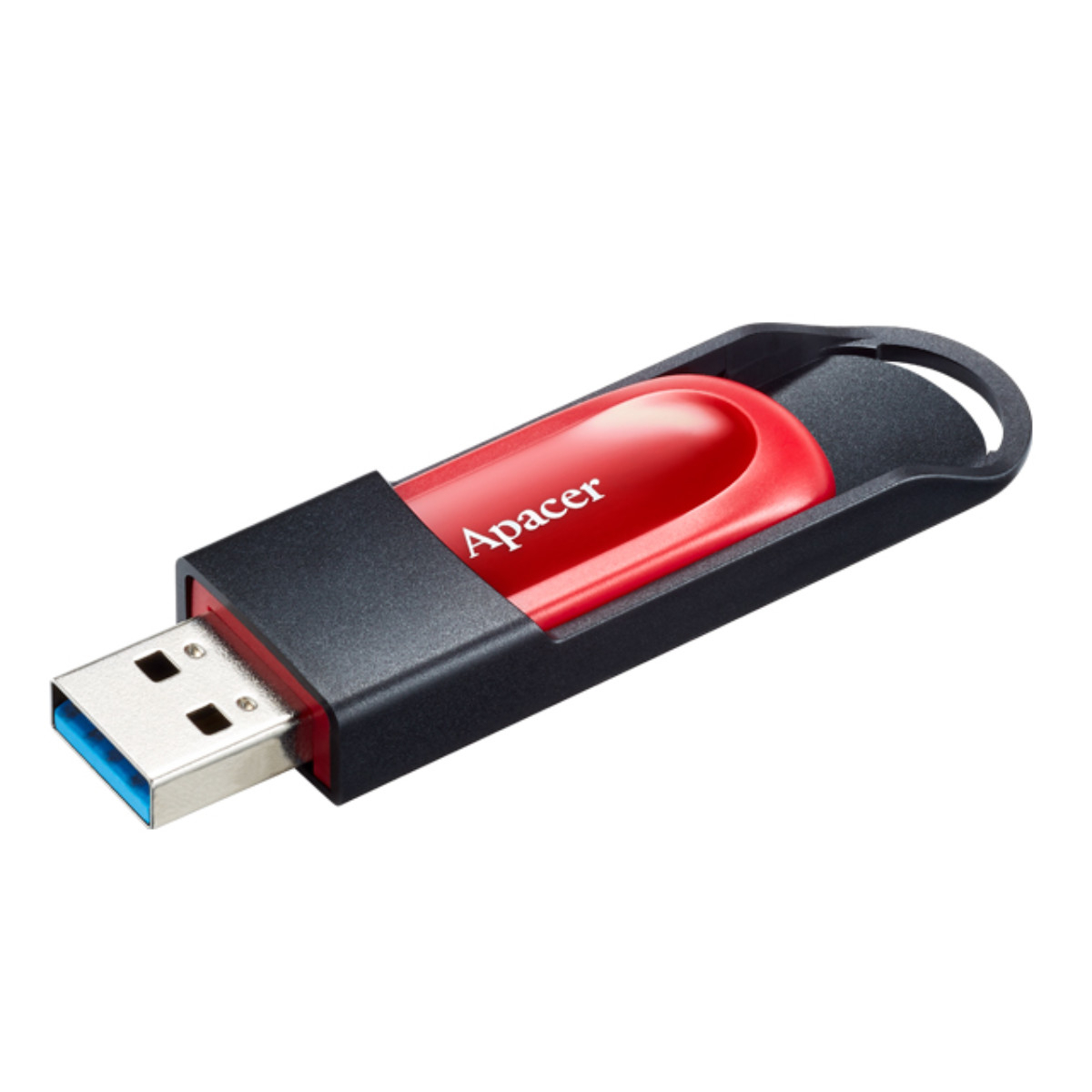 Memorie USB 3.2 Gen 1 Apacer 16Gb , AH25A, retractabila, negru cu rosu [7]