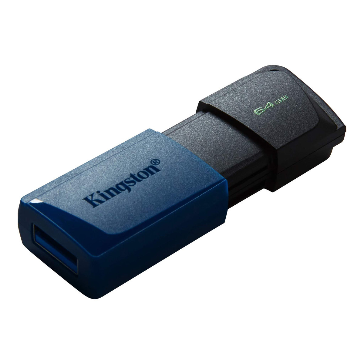 Memorie USB 3.2 Kingston DataTraveler Exodia M, 64gb, capac retractabil, albastra [2]